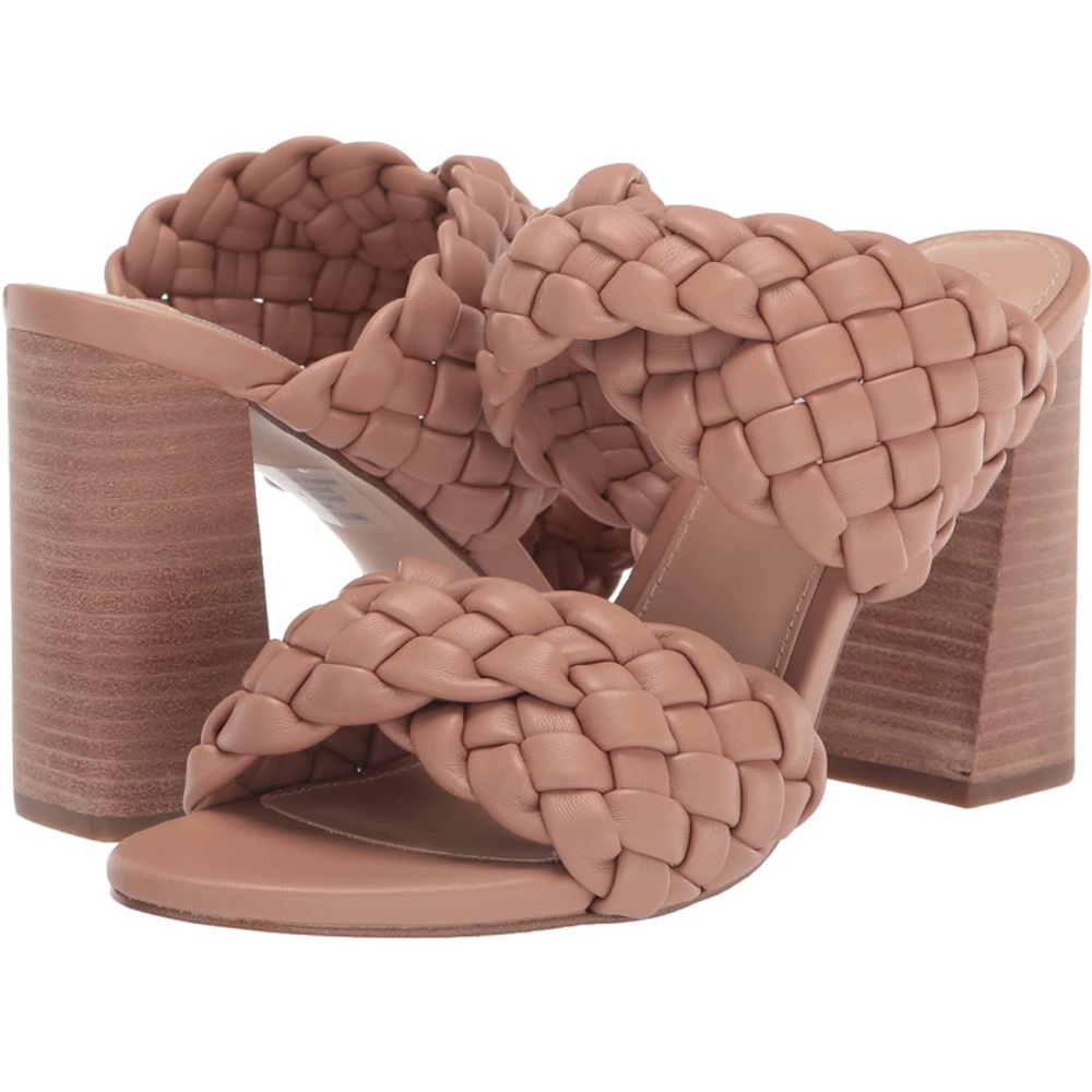 STEVE MADDEN Twisted Braided Heel Sandals